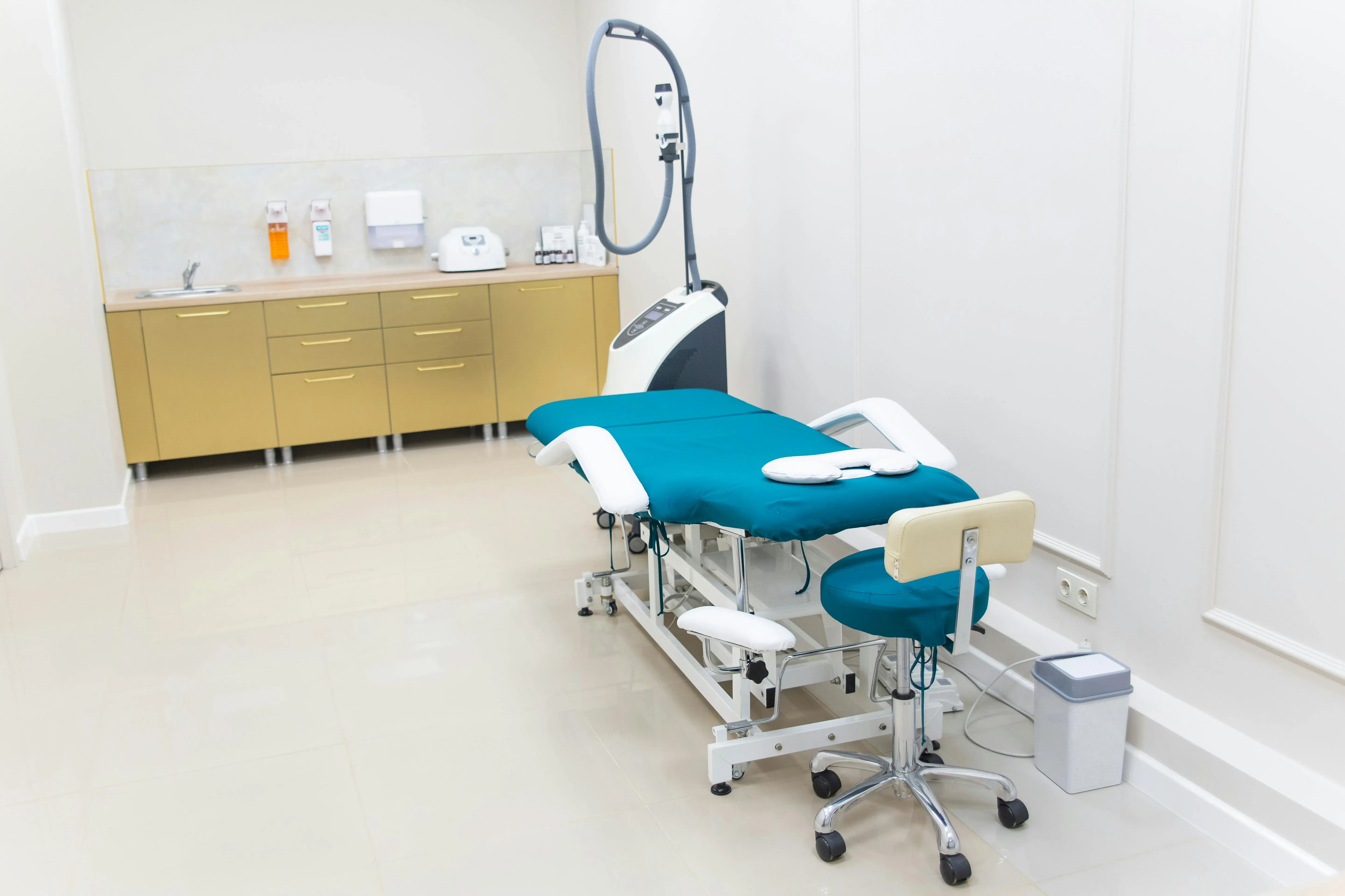 A treatment room at Rockingham Foot and Ankle Associates in Reidsville